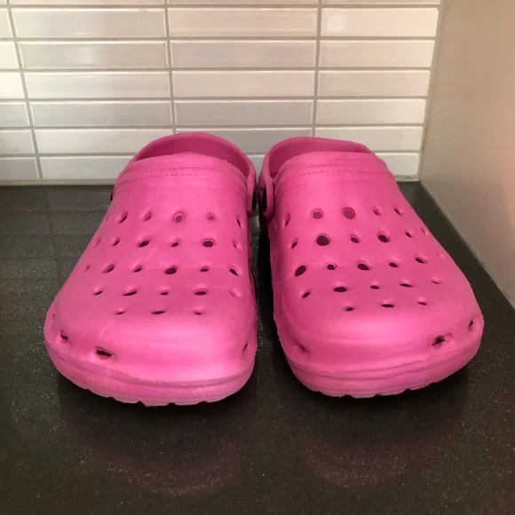 Pink youth summer clogs - Picture 2 of 9